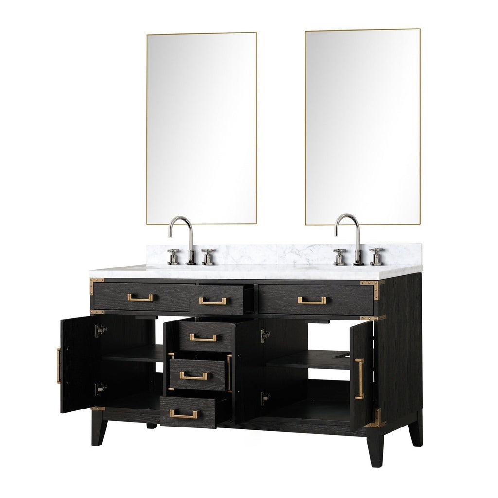Lexora Laurel 60" x 22" Double Bath Vanity