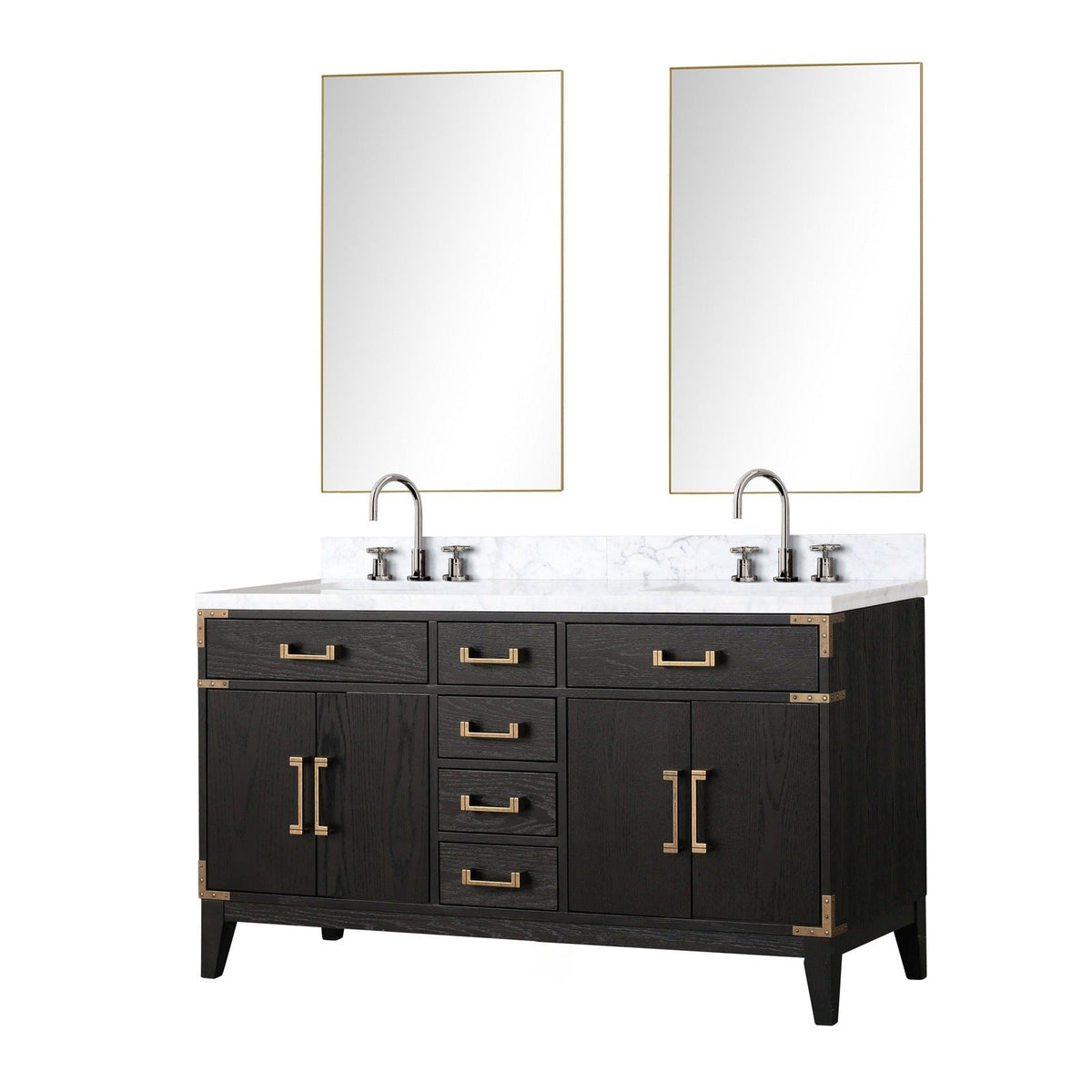 Lexora Laurel 60" x 22" Double Bath Vanity