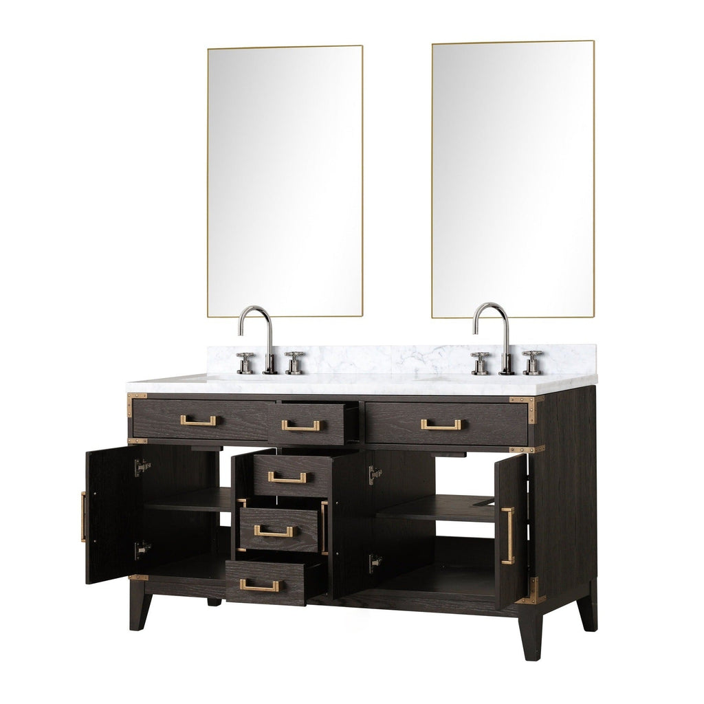 Lexora Laurel 60" x 22" Double Bath Vanity