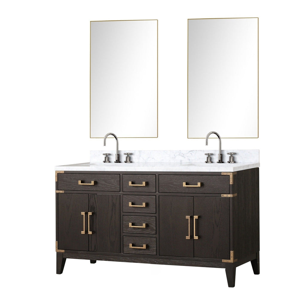 Lexora Laurel 60" x 22" Double Bath Vanity