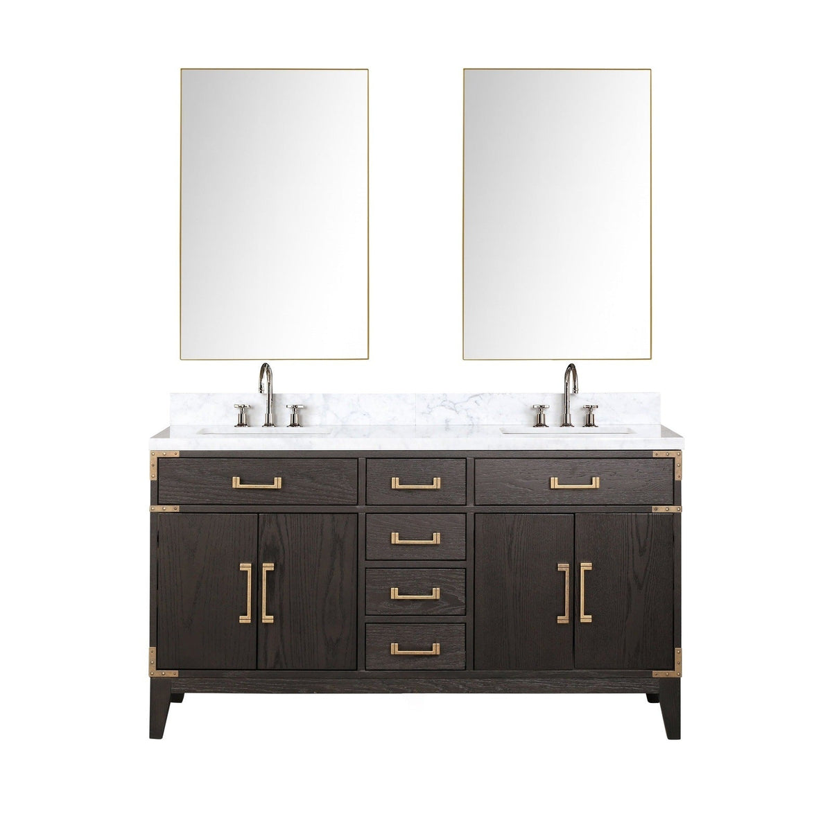 Lexora Laurel 60" x 22" Double Bath Vanity