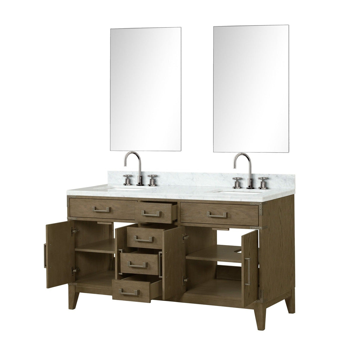 Lexora Laurel 60" x 22" Double Bath Vanity