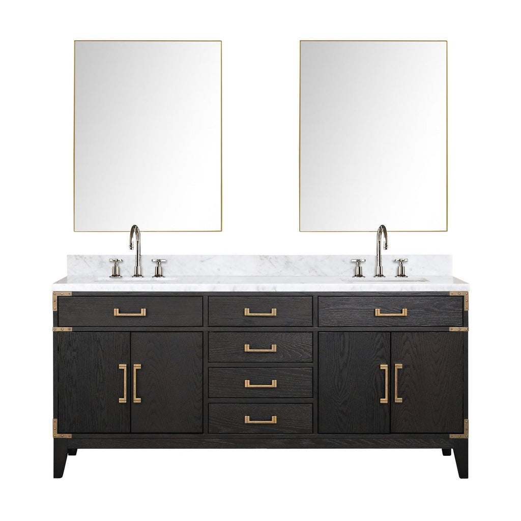 Lexora Laurel 72 " x 22" Double Bath Vanity