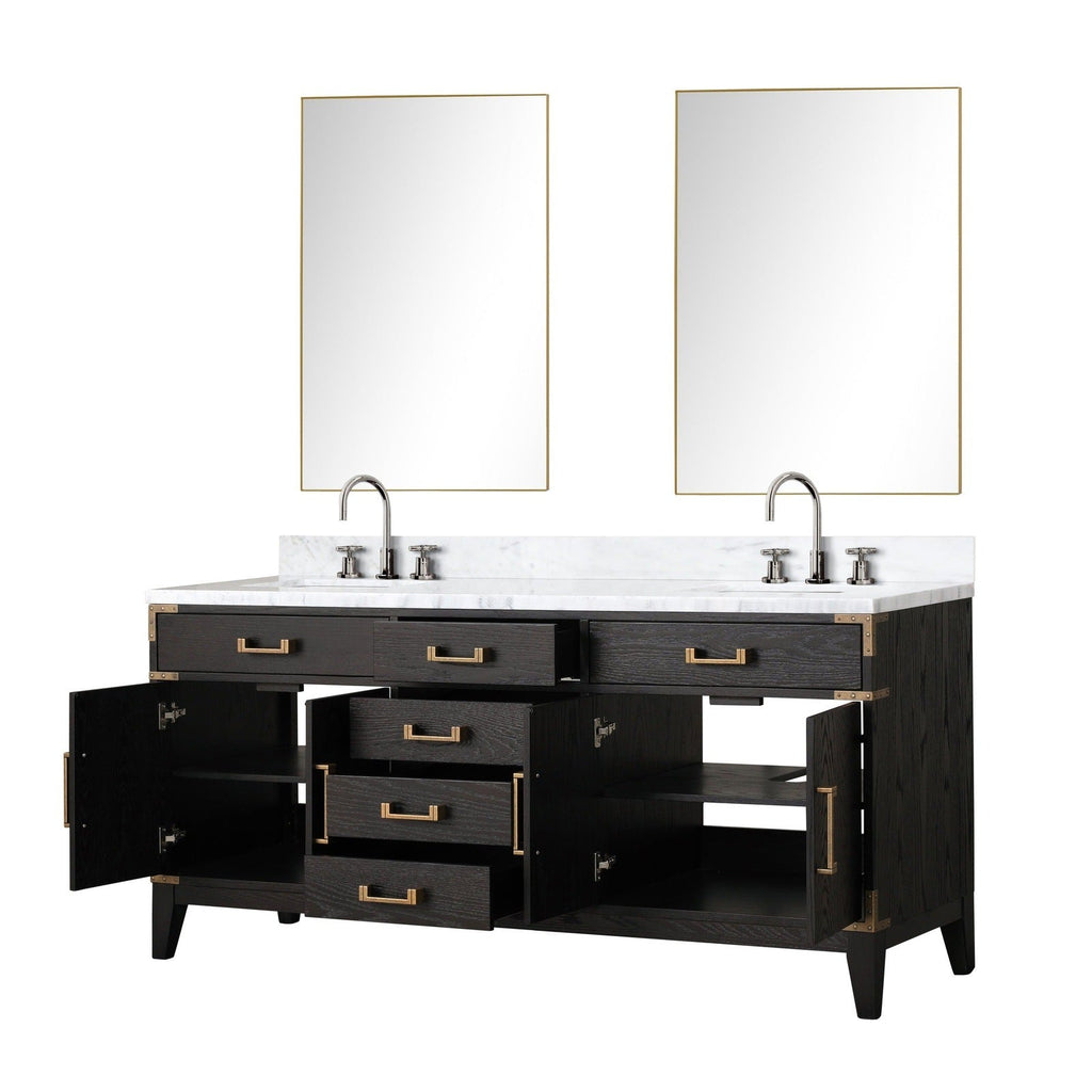 Lexora Laurel 72 " x 22" Double Bath Vanity