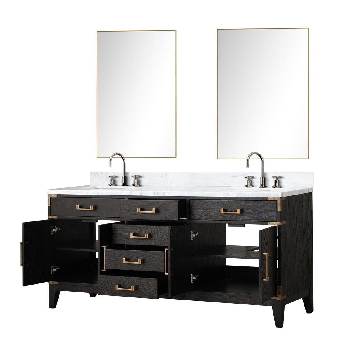 Lexora Laurel 72 " x 22" Double Bath Vanity