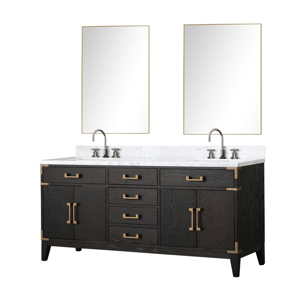 Lexora Laurel 72 " x 22" Double Bath Vanity