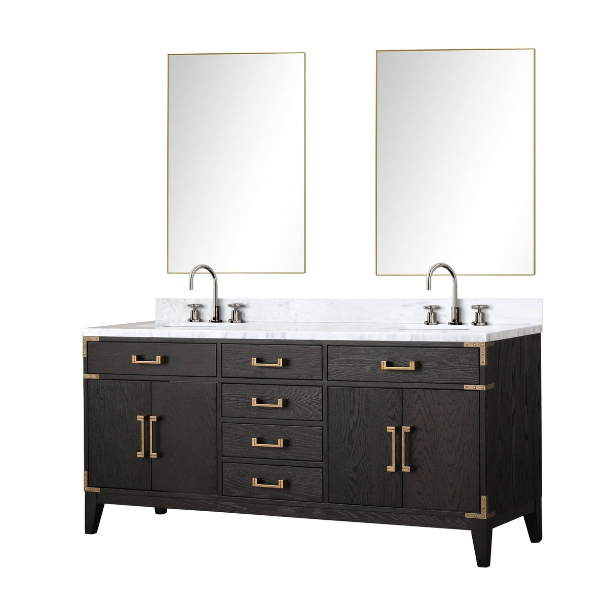 Lexora Laurel 72 " x 22" Double Bath Vanity