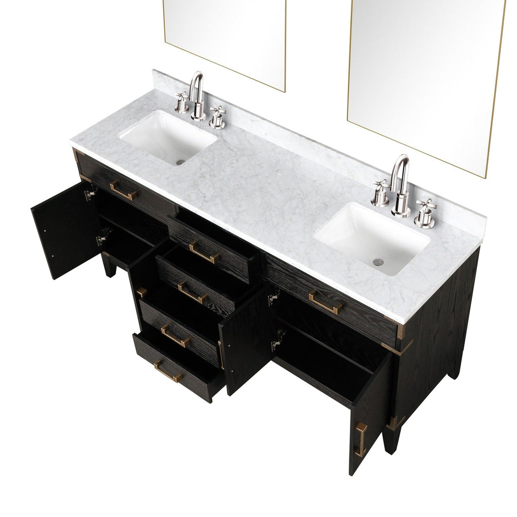Lexora Laurel 72 " x 22" Double Bath Vanity