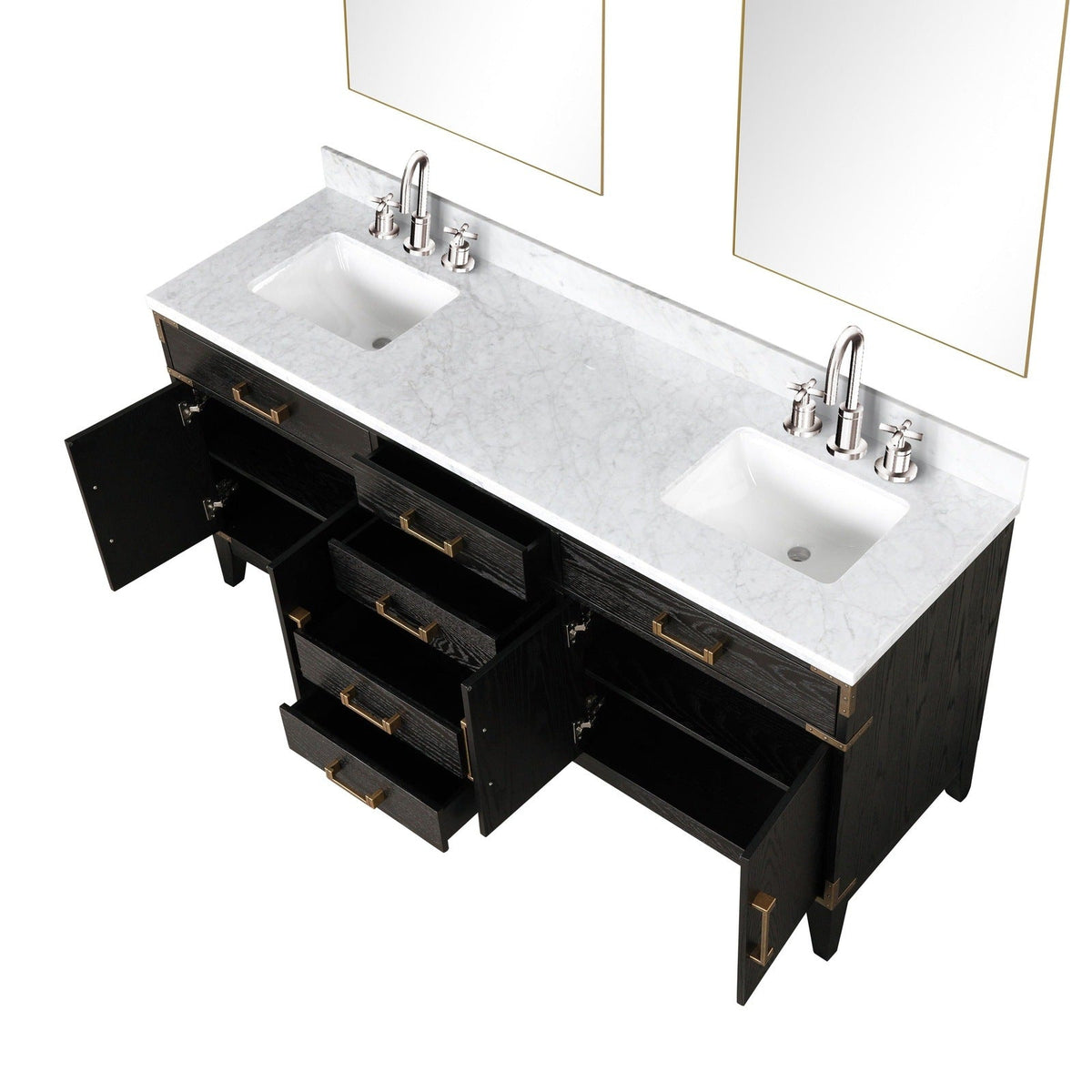 Lexora Laurel 72 " x 22" Double Bath Vanity