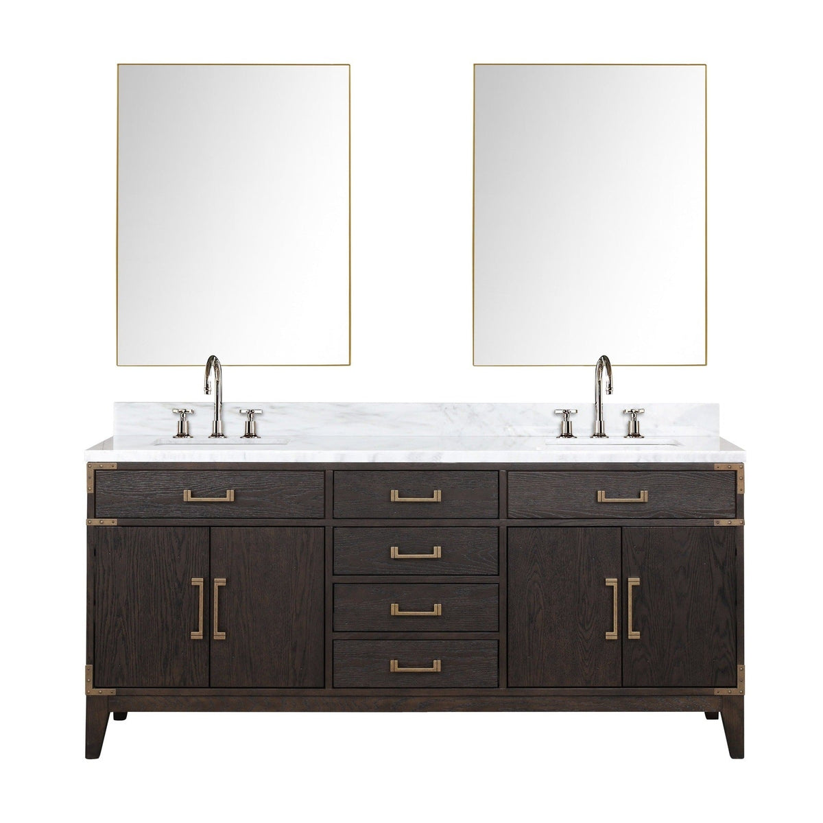 Lexora Laurel 72 " x 22" Double Bath Vanity