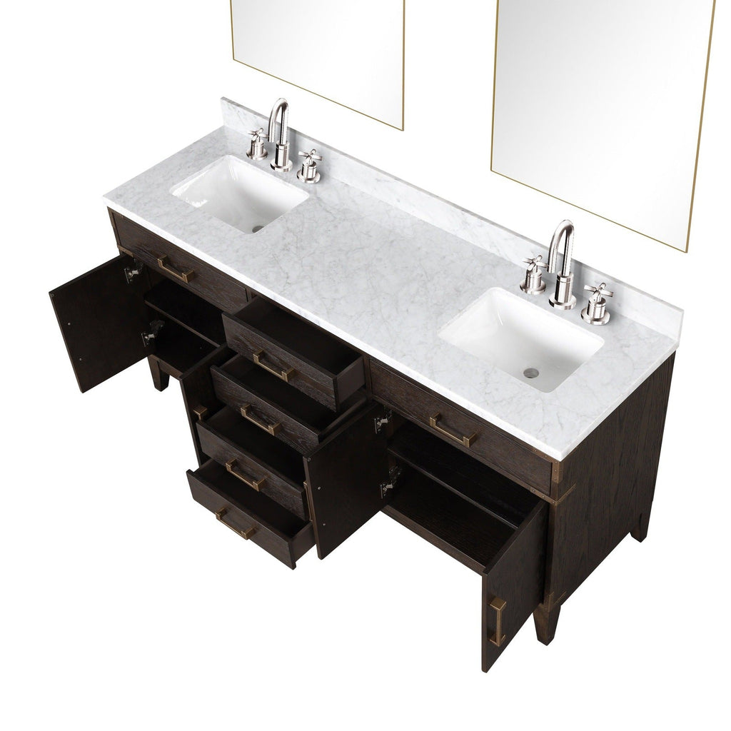 Lexora Laurel 72 " x 22" Double Bath Vanity