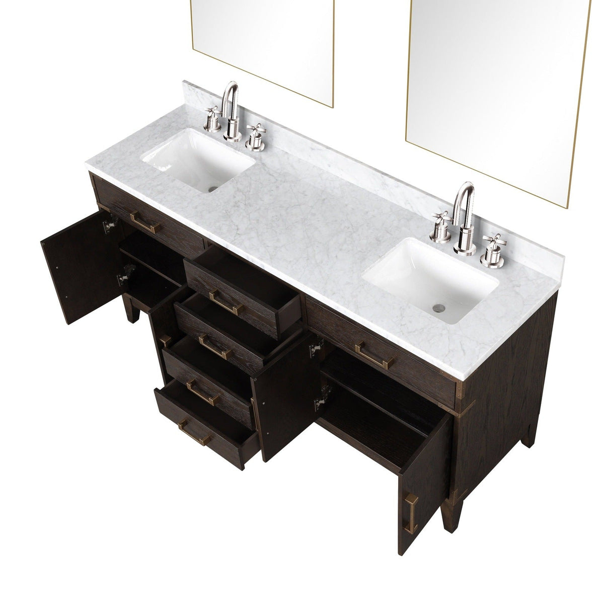 Lexora Laurel 72 " x 22" Double Bath Vanity