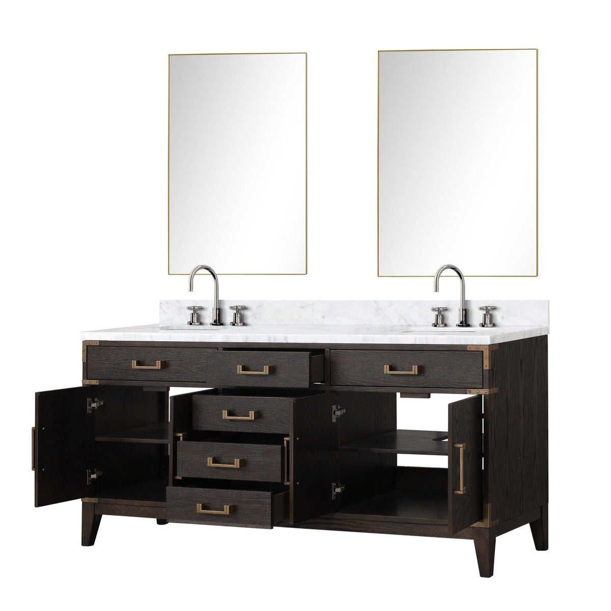 Lexora Laurel 72 " x 22" Double Bath Vanity