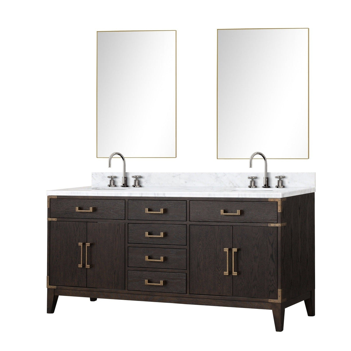 Lexora Laurel 72 " x 22" Double Bath Vanity