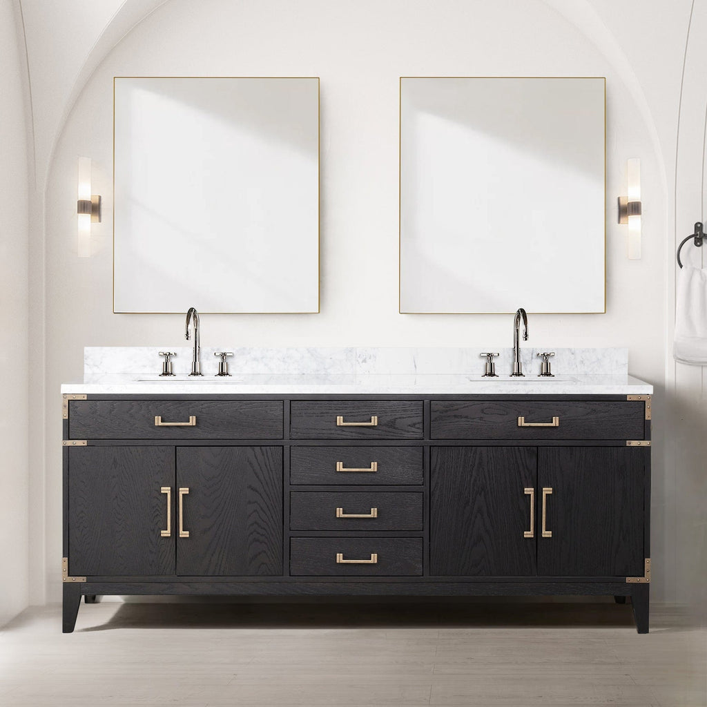 Lexora Laurel 80" x 22" Double Bath Vanity