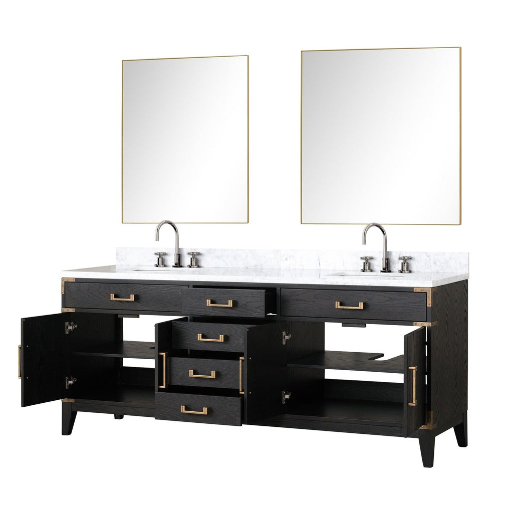 Lexora Laurel 80" x 22" Double Bath Vanity