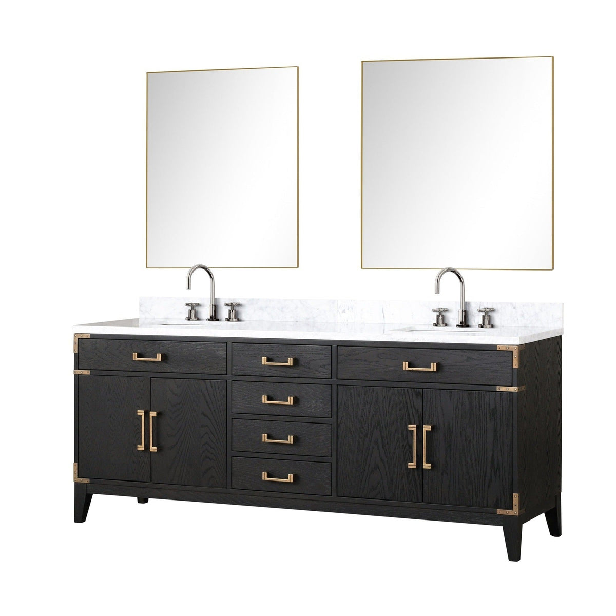 Lexora Laurel 80" x 22" Double Bath Vanity
