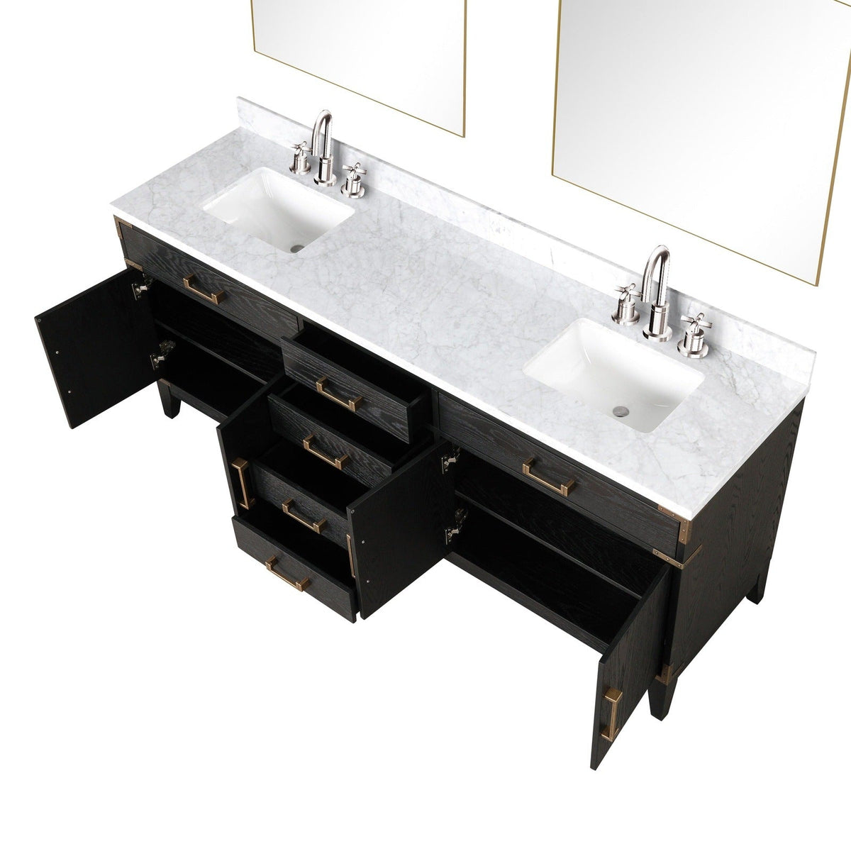 Lexora Laurel 80" x 22" Double Bath Vanity