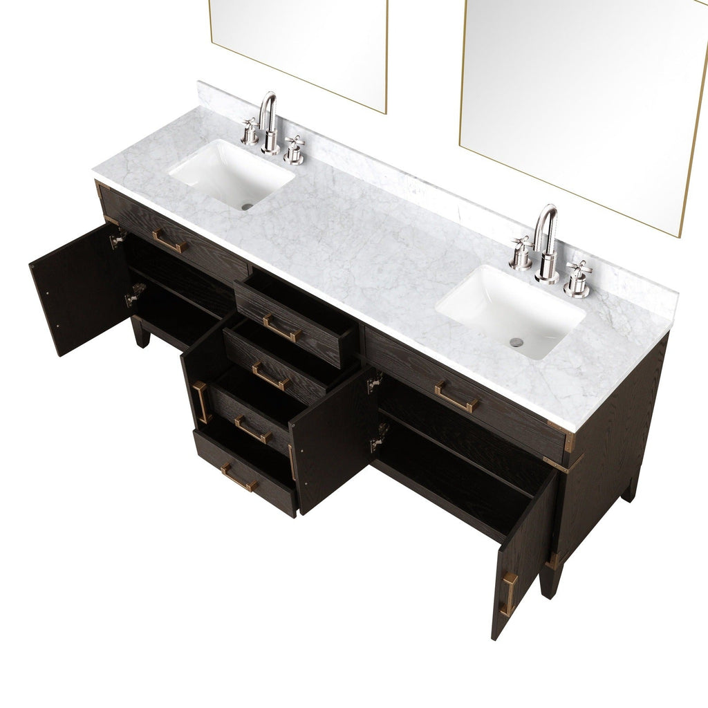 Lexora Laurel 80" x 22" Double Bath Vanity