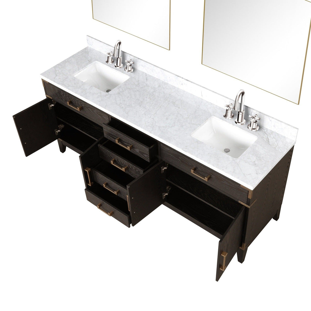 Lexora Laurel 80" x 22" Double Bath Vanity