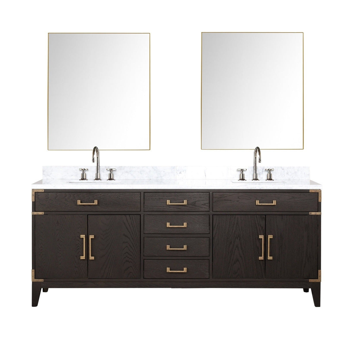 Lexora Laurel 80" x 22" Double Bath Vanity