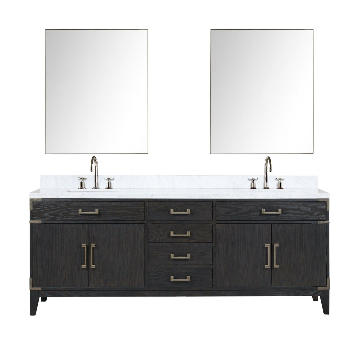 Lexora Laurel 84" x 22" Double Bath Vanity