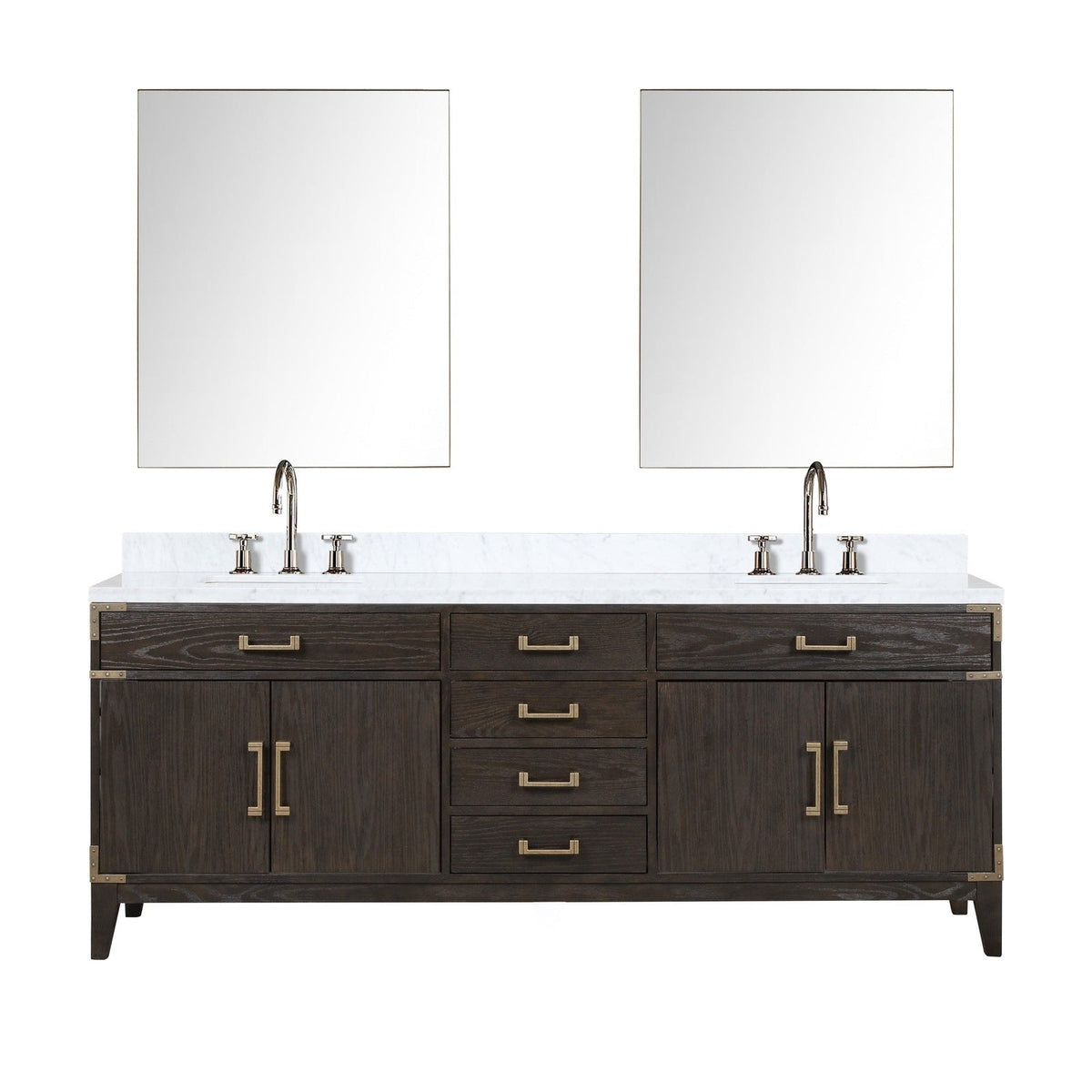 Lexora Laurel 84" x 22" Double Bath Vanity