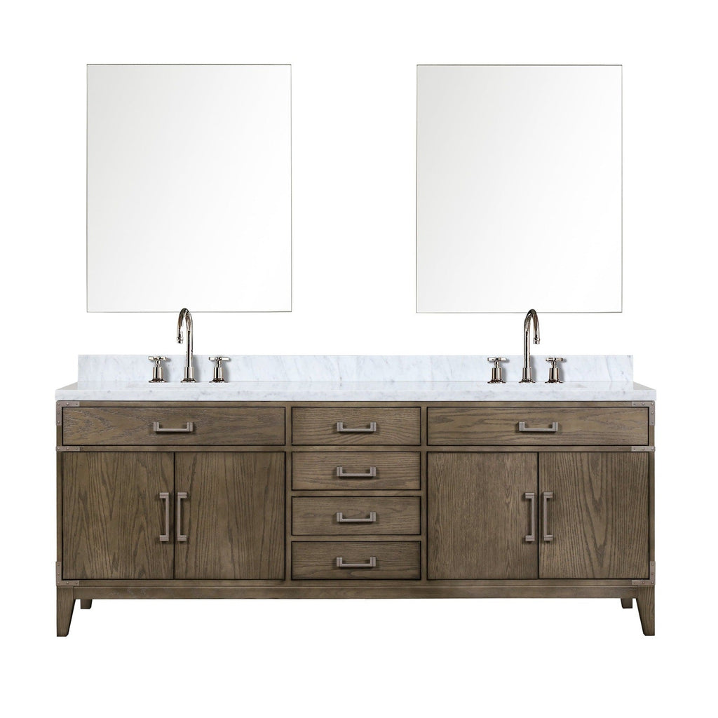 Lexora Laurel 84" x 22" Double Bath Vanity
