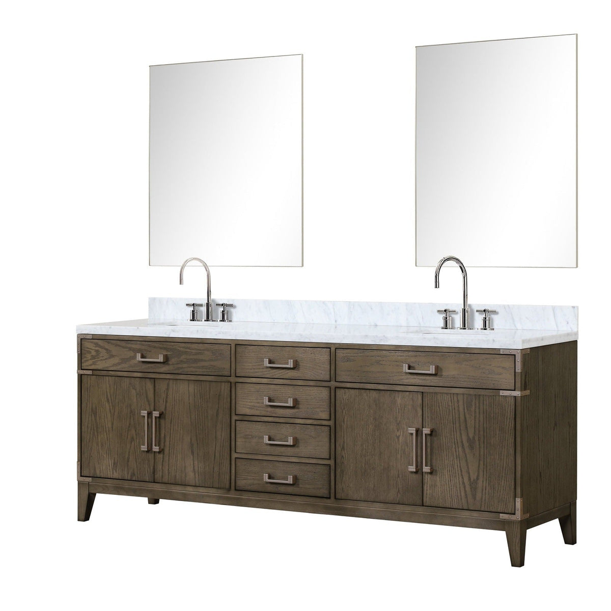 Lexora Laurel 84" x 22" Double Bath Vanity