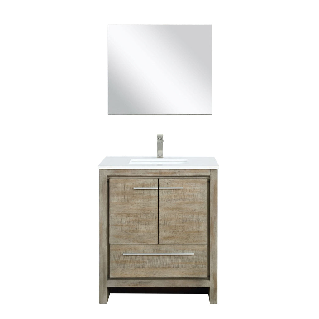 Lexora Lafarre 30" Rustic Acacia Bathroom Vanity
