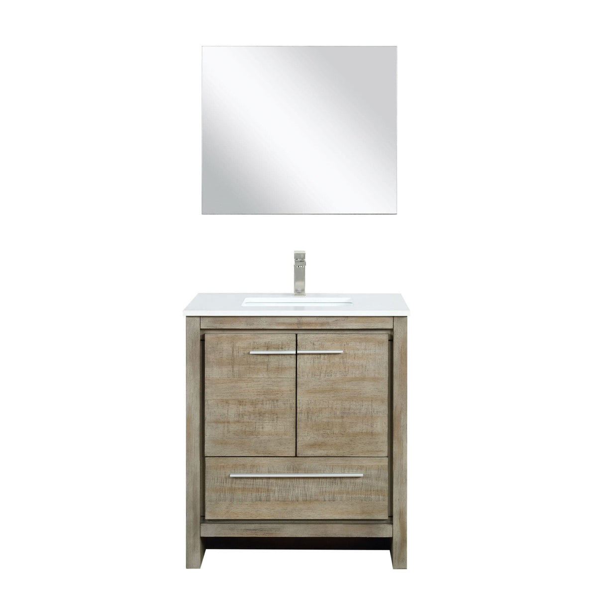 Lexora Lafarre 30" Rustic Acacia Bathroom Vanity