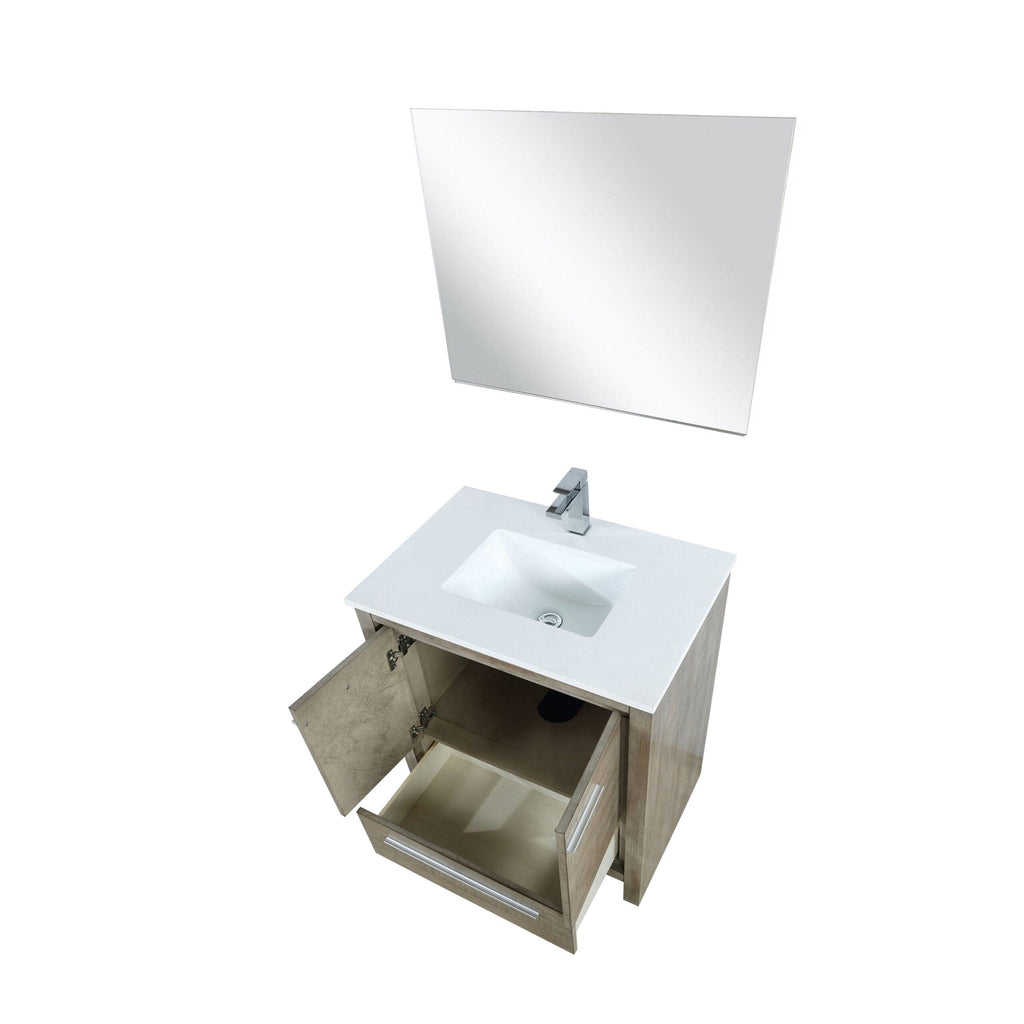 Lexora Lafarre 30" Rustic Acacia Bathroom Vanity