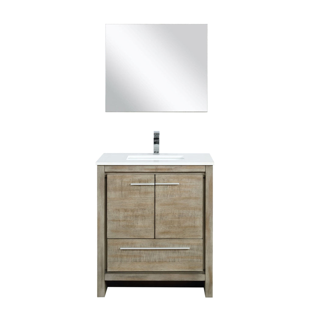 Lexora Lafarre 30" Rustic Acacia Bathroom Vanity