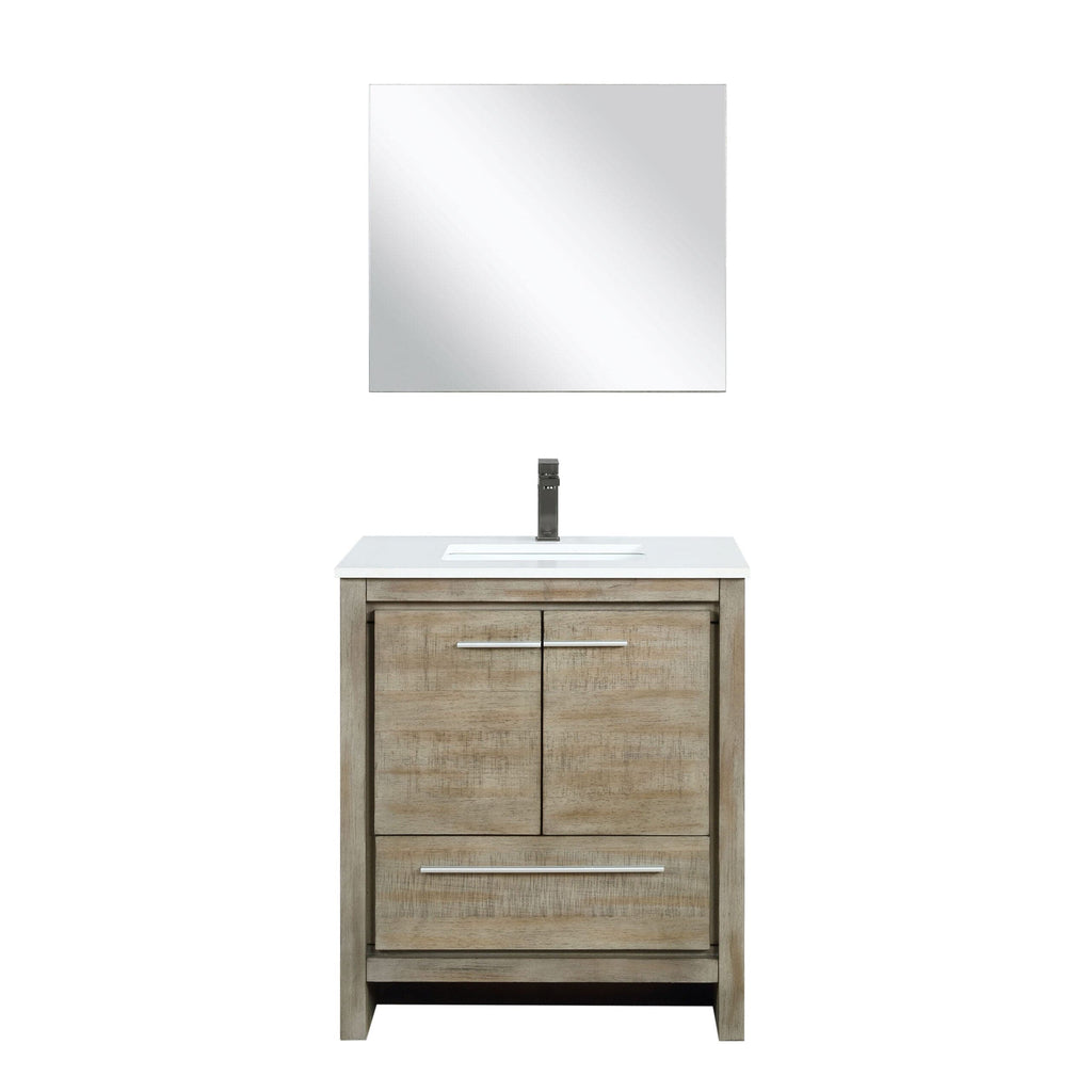 Lexora Lafarre 30" Rustic Acacia Bathroom Vanity