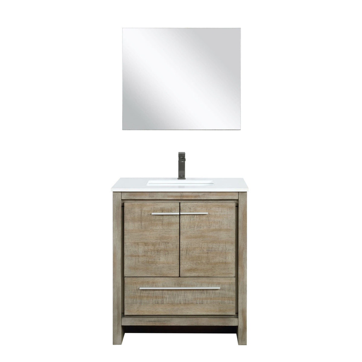Lexora Lafarre 30" Rustic Acacia Bathroom Vanity