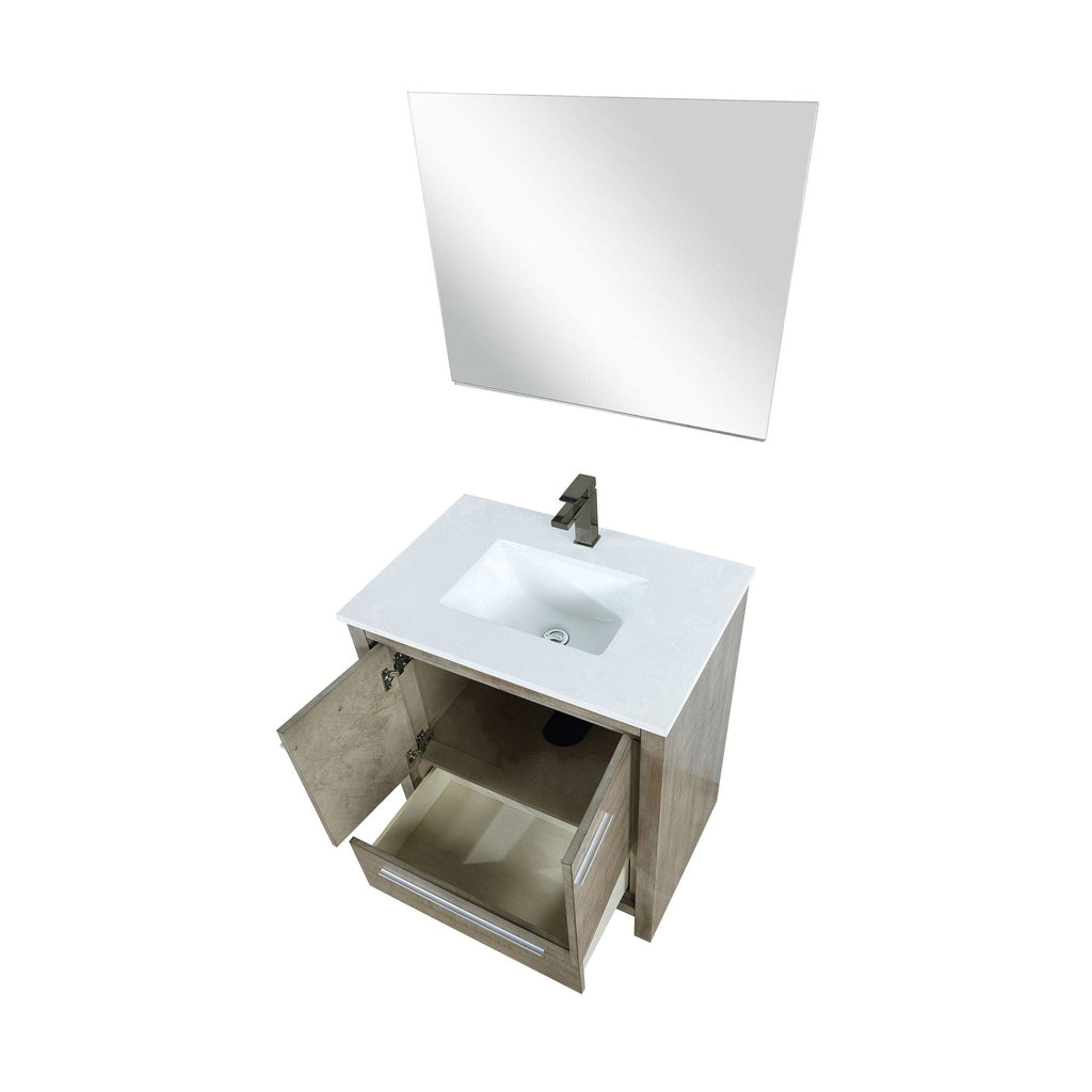 Lexora Lafarre 30" Rustic Acacia Bathroom Vanity