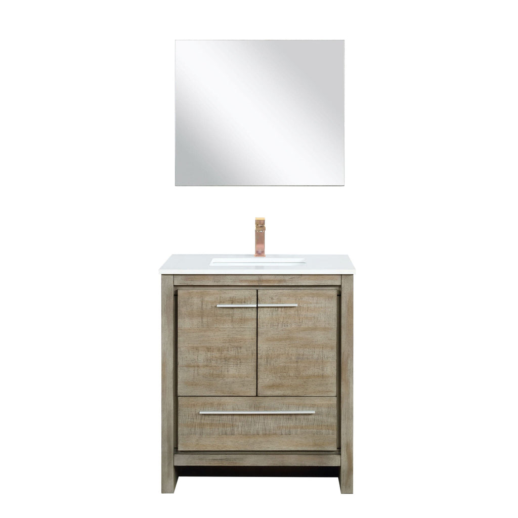 Lexora Lafarre 30" Rustic Acacia Bathroom Vanity