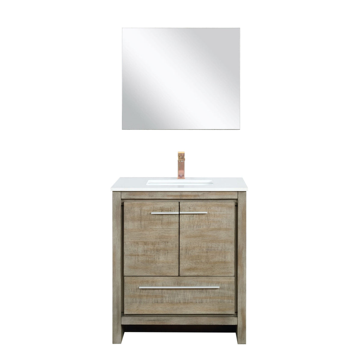 Lexora Lafarre 30" Rustic Acacia Bathroom Vanity
