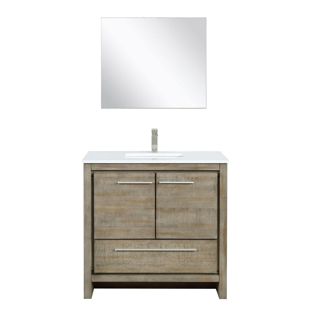 Lexora Lafarre 36" Rustic Acacia Bathroom Vanity