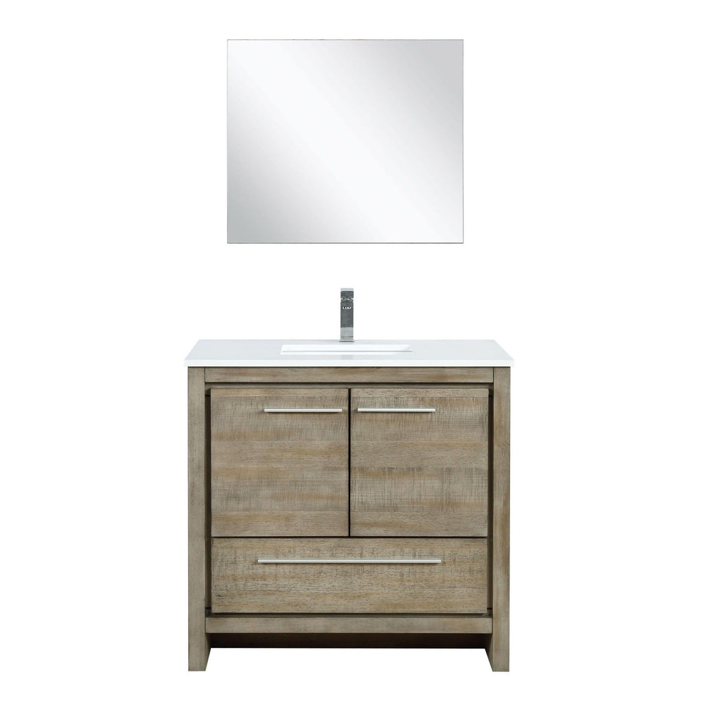 Lexora Lafarre 36" Rustic Acacia Bathroom Vanity
