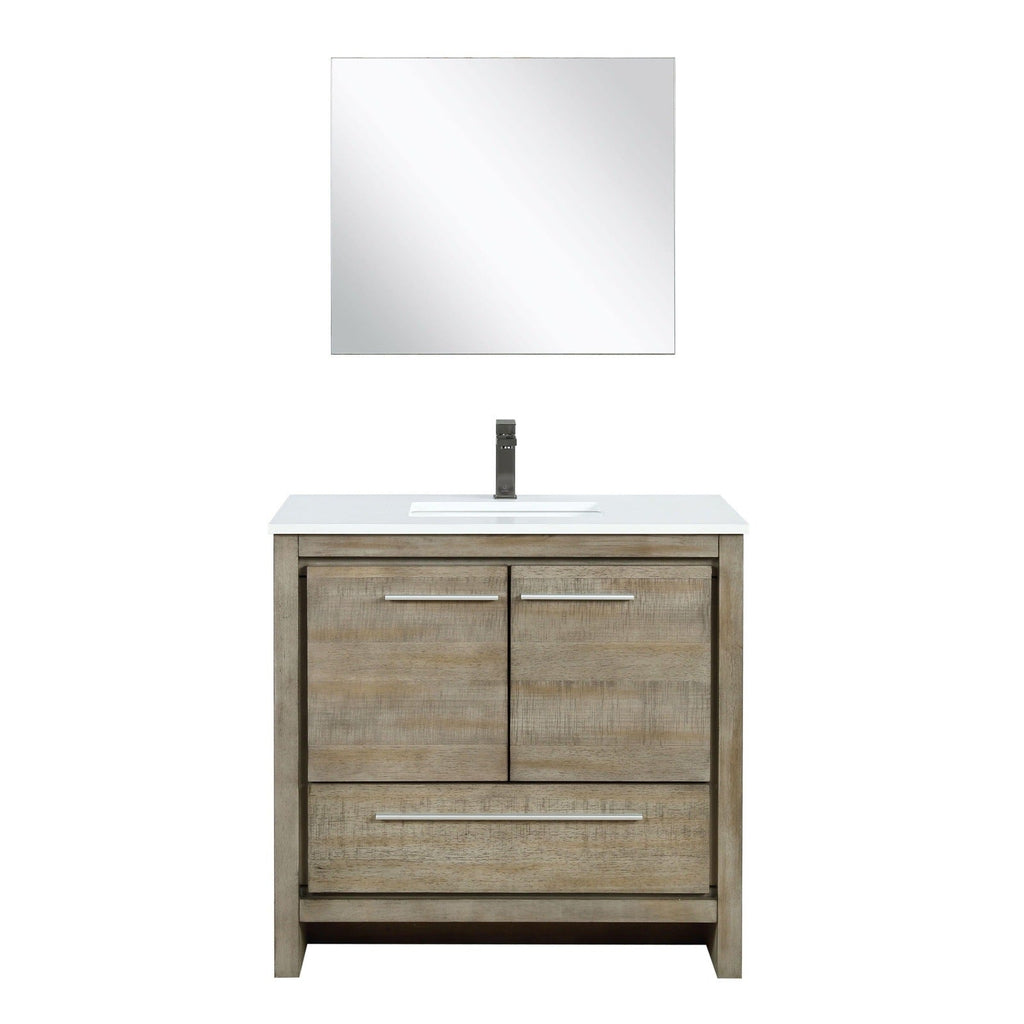 Lexora Lafarre 36" Rustic Acacia Bathroom Vanity