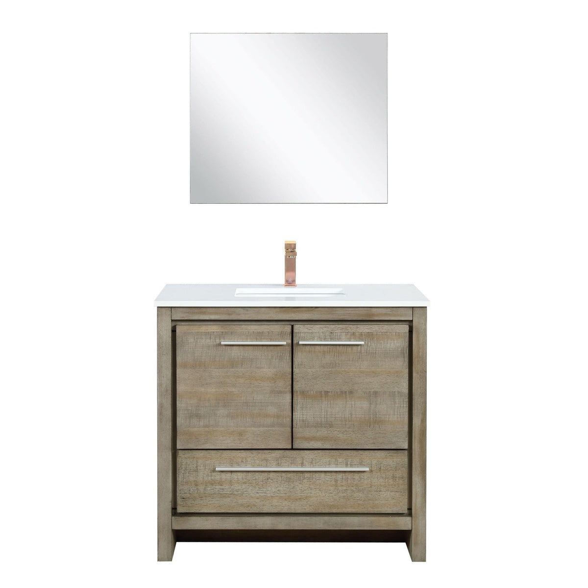 Lexora Lafarre 36" Rustic Acacia Bathroom Vanity