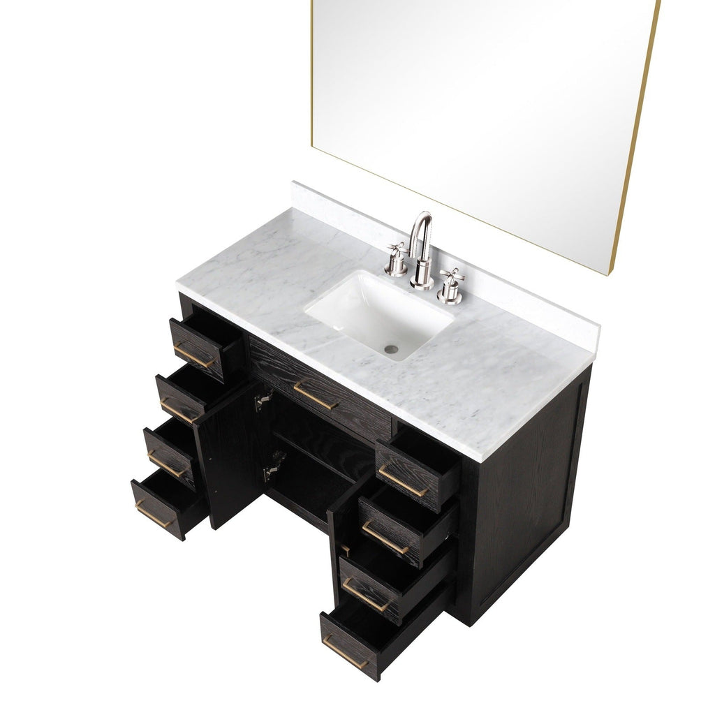 Lexora Abbey 48" x 22" Single Bath Vanity