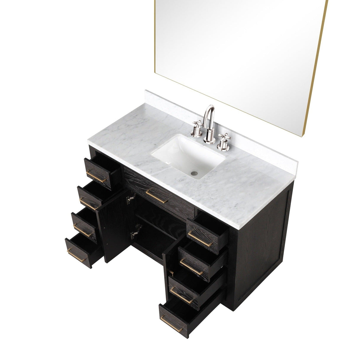 Lexora Abbey 48" x 22" Single Bath Vanity