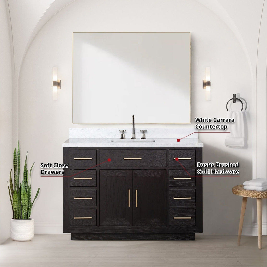 Lexora Abbey 48" x 22" Single Bath Vanity