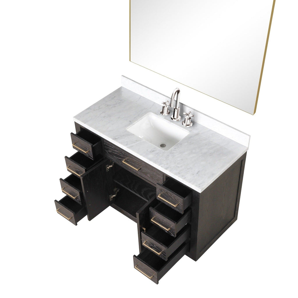 Lexora Abbey 48" x 22" Single Bath Vanity