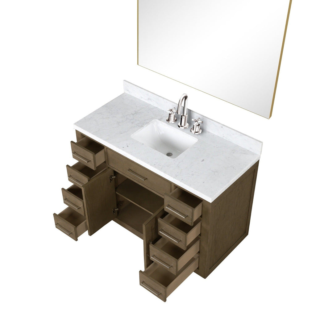 Lexora Abbey 48" x 22" Single Bath Vanity