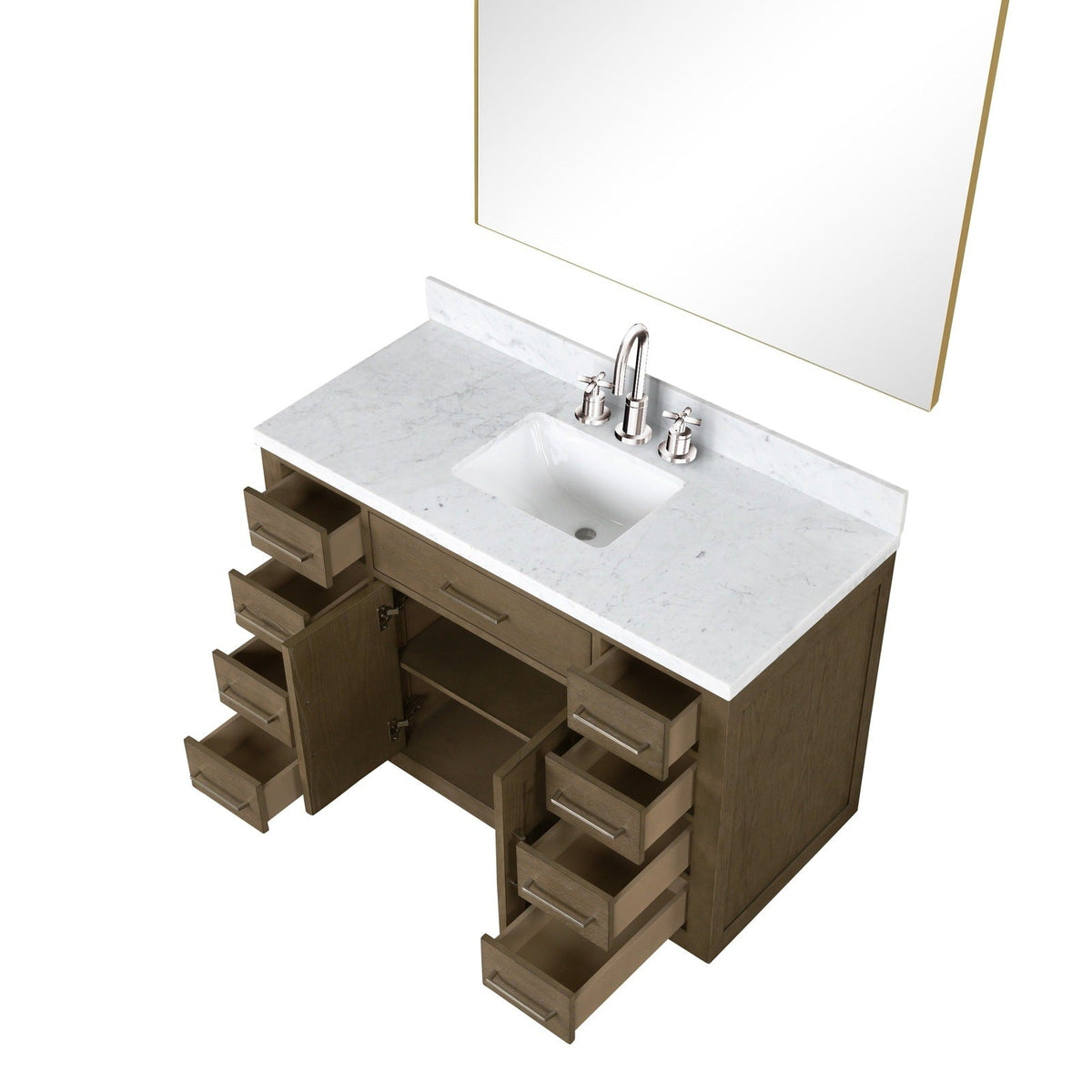 Lexora Abbey 48" x 22" Single Bath Vanity
