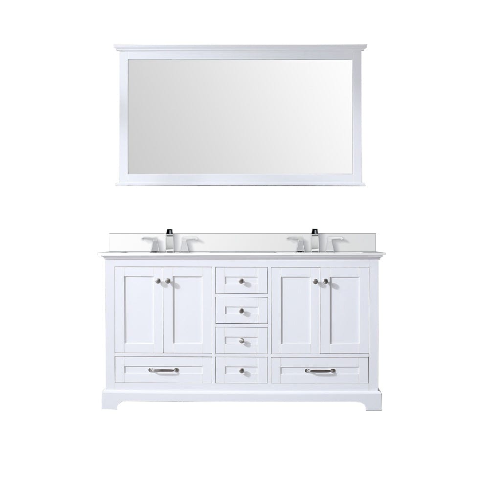 Lexora Dukes 60" x 22" Double Bath Vanity