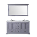 Lexora Dukes 60" x 22" Double Bath Vanity